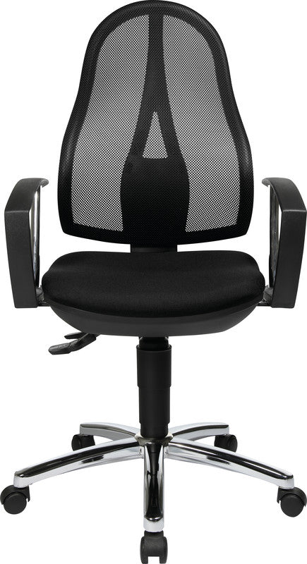 Topstar Bürostuhl Open Point P Plus – Sitzhöhe 43–51 cm, 110 kg, Schwarz