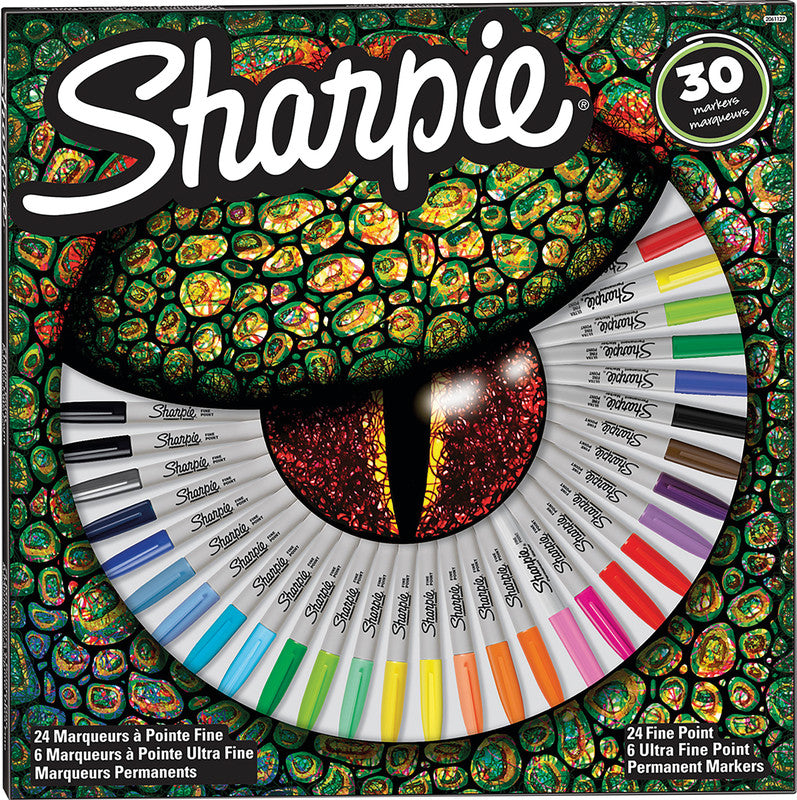 Sharpie Permanent Marker – sortiert, 30 Stück