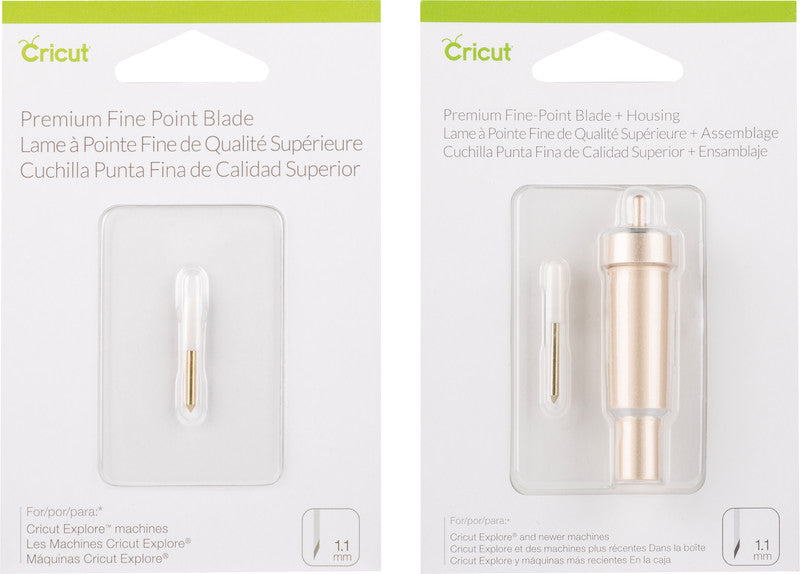 Cricut Ersatzklinge Fine-Point Premium – für Maker- & Explore-Serien, mit Halter, 1 Stück
