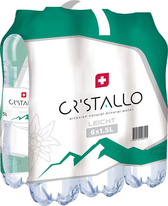 Cristallo Mineralwasser leicht prickelnd – 1,5 l