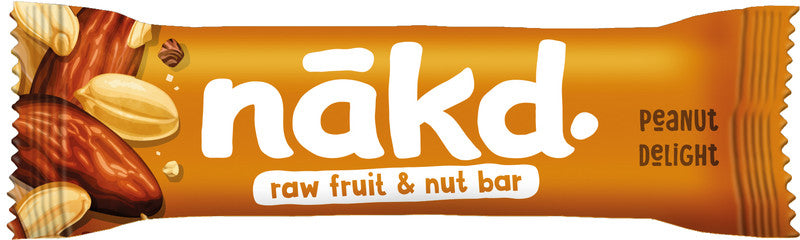 Nakd Riegel – Erdnussbutter, vegan, ohne Zuckerzusatz, 4 × 35 g (140 g)