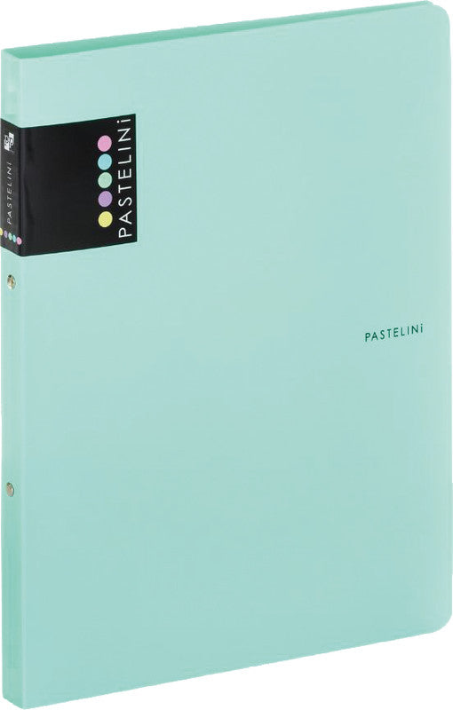 Pastelini Ringbuch – A4 Hochformat – 2-Ring, Ø 15 mm, Rücken 20 mm – Grün, Kunststoff