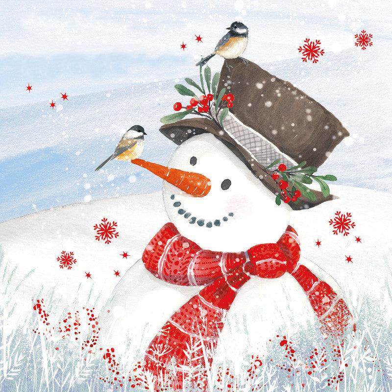 Ppd Servietten Olaf der Schneemann – 33 × 33 cm – 3-lagig, Tissue – 20 Stk., FSC