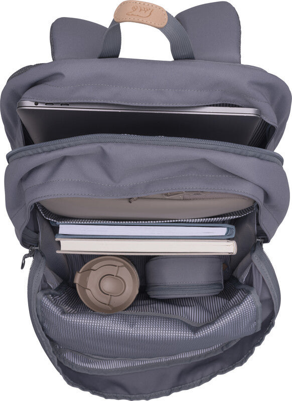 Beckmann College Rucksack – Stahlgrau – 30,0×53,0×22,0 cm – Recycelte Materialien