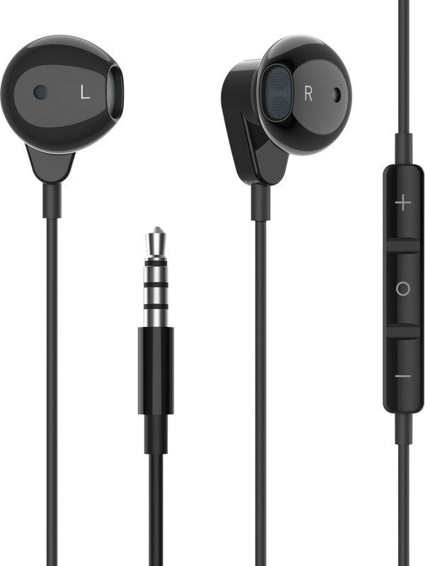 Mu classic In-Ear Headset – 3,5 mm Klinke, mit Mikrofon, IPX5 – Schwarz