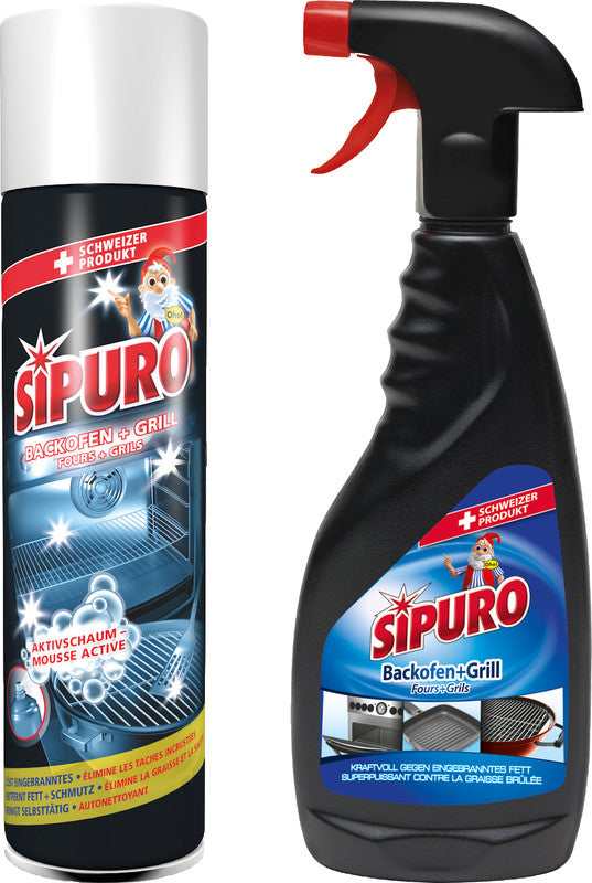 Sipuro Ofen- und Grillreiniger Aktivschaum – 500 ml