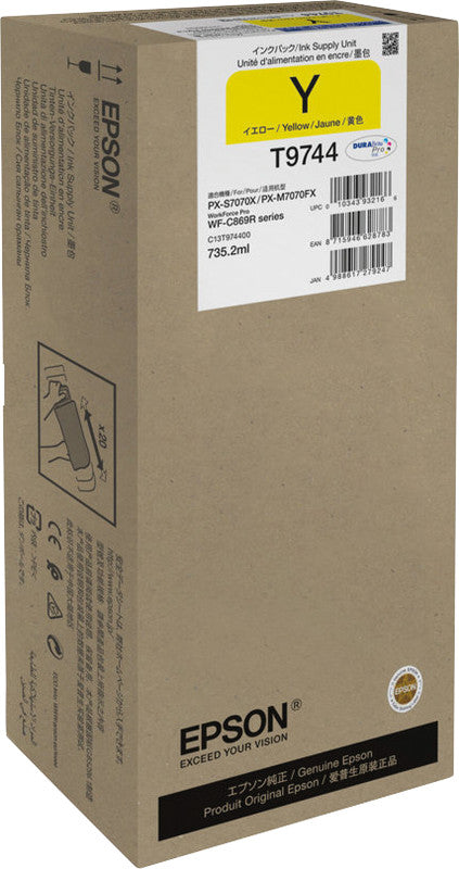 Epson Tintenpatrone T9744, Gelb