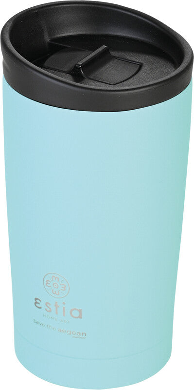 Estia Thermobecher – 3,5 dl – Edelstahl, isoliert, Schraubverschluss – Bermuda Green