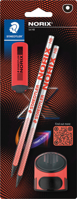 Staedtler Norix 181 Upcycling Bleistift HB, Mine Ø 2 mm, farbig sortiert