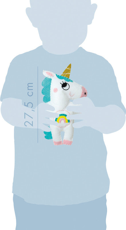 Avenue Mandarine – Bastelset Einhorn Alicia – 6–10 Jahre – 140 × 300 × 50 mm