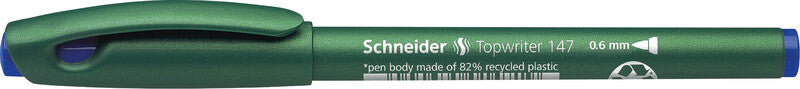 Schneider Schreibgeräte Topwriter 147 Fineliner – 10er-Set – blau