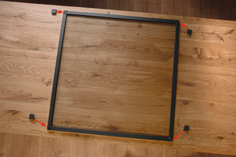tesa Fliegengitter, faltbar – für Fenster – 80 × 80 bis 140 × 140 cm – weiss