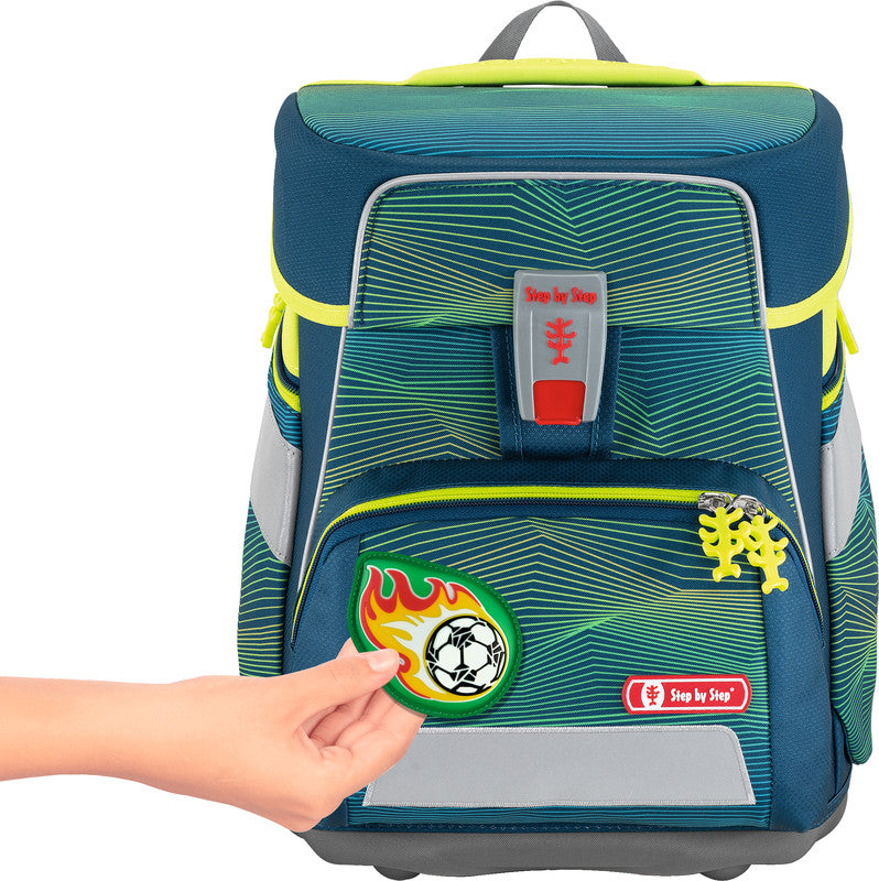 Step by Step Magic Mags Magnet-Applikation Flash – Burning Soccer – für Cloud, Space, 2in1 Plus und andere