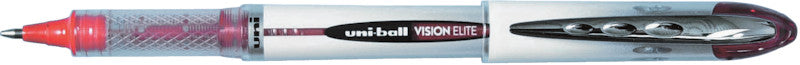 Uni-Ball Vision Elite – Tintenroller, wasserfest, mit Kappe, 0,6 mm, Rot