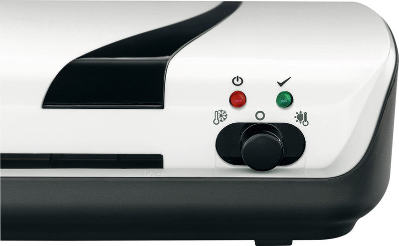 GBC Inspire+ Laminiergerät A4 – 2-Rollen, 75–125 µm, Kaltlamination, Aufheizzeit 4 Min., 250 mm/min, Weiss
