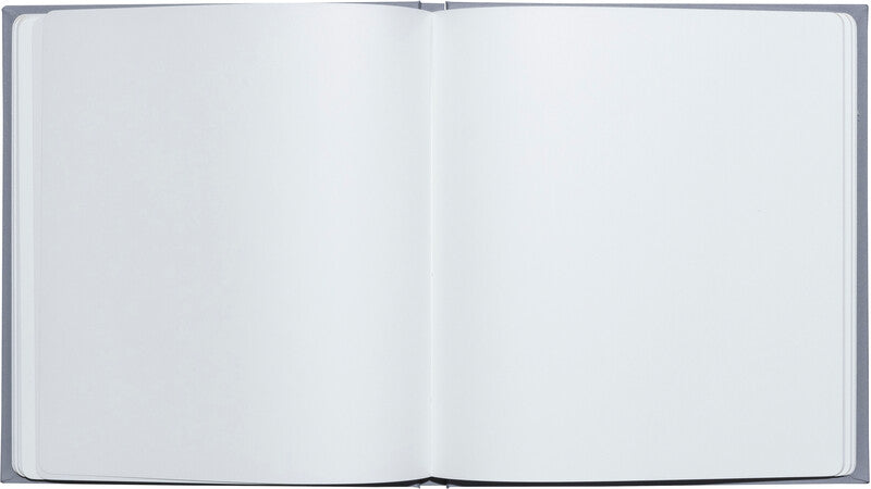 Exacompta Authentisches Gästebuch – 210 × 190 mm – 140 Seiten – gebunden, Kartoneinband, blaugrau
