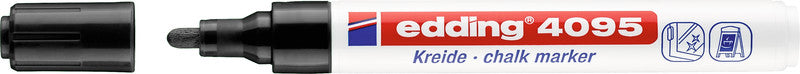 Edding Kreidemarker 4095 – Rund, 2–3 mm – Schwarz