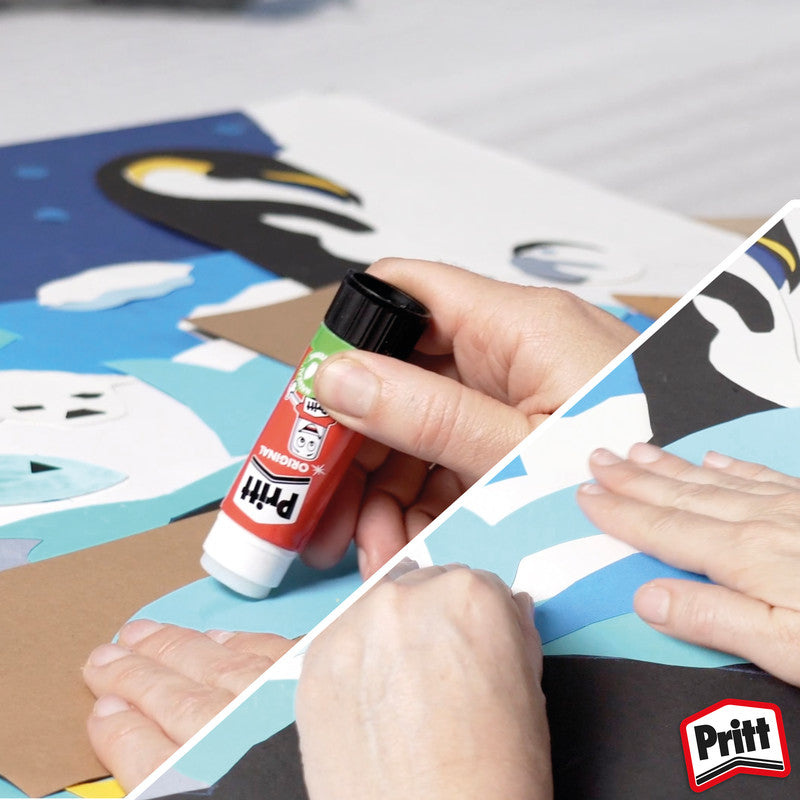 Pritt Klebestift – Stift, permanent, transparent, lösungsmittelfrei, schnelltrocknend, 43 g, zum Basteln