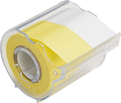 Yamato Haftnotizen – 25×10000 mm – weiss, gelb, 2×10 m, auf Rolle, mit Dispenser