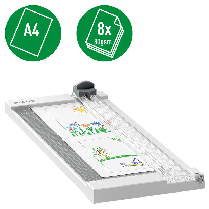 Leitz Rollenschneidemaschine Precision Home A4 – 305 mm, bis A4, 8 Blatt
