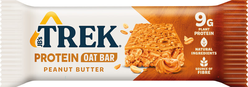 Trek Energieriegel – Erdnussbutter, vegan, 16 × 50 g (800 g)