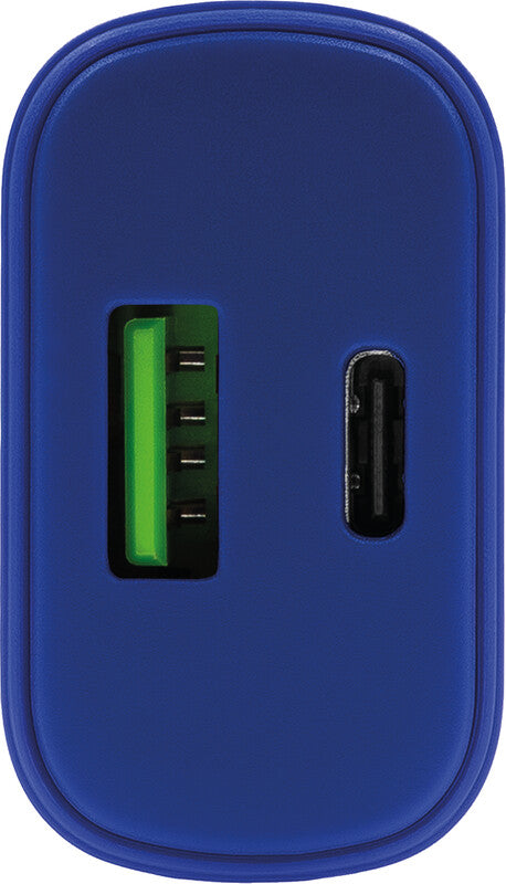 EXC Ladegerät – 20 W, 1× USB-C + 1× USB-A, Überspannungsschutz