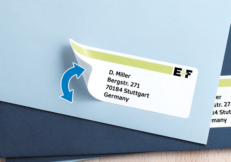 HERMA Adressetiketten, 96 mm × 51 mm, weiss, Papier, ablösbar, 100 Blatt (1000 Etiketten)