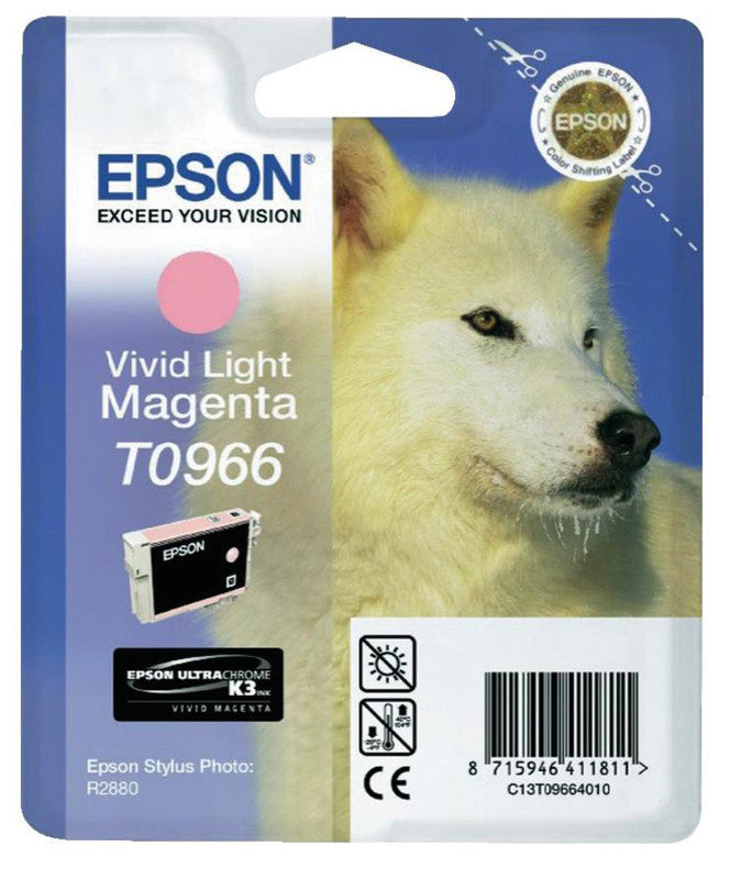 Epson Tintenpatrone T0966, Magenta – für Inkjetdrucker/Multifunktionsgeräte