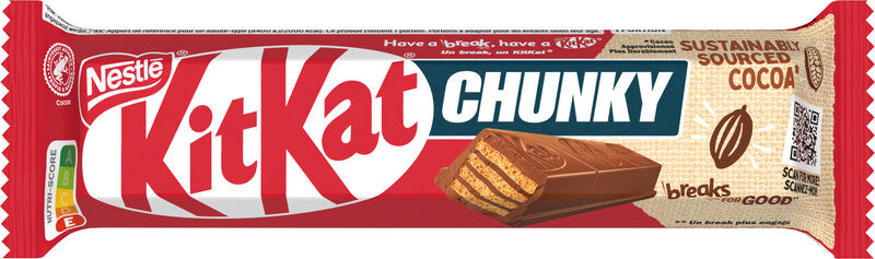 Nestle Kitkat Chunky Schokoladenriegel – Milch, 40 g