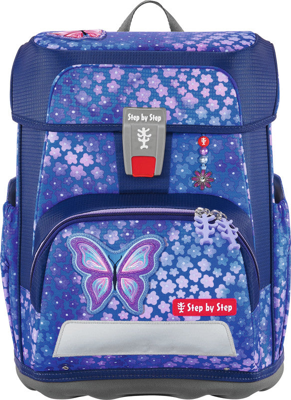 Step by Step Schulrucksack-Set Cloud – 5-teilig – Butterfly Maja – Recycelte Materialien