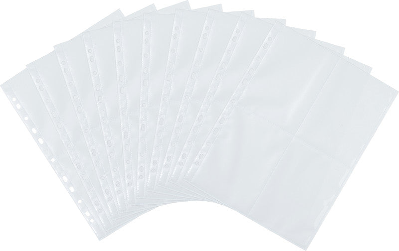 HERMA Sichtmappe 10×15 cm – Transparent, Polypropylen, glänzend, 10er-Pack