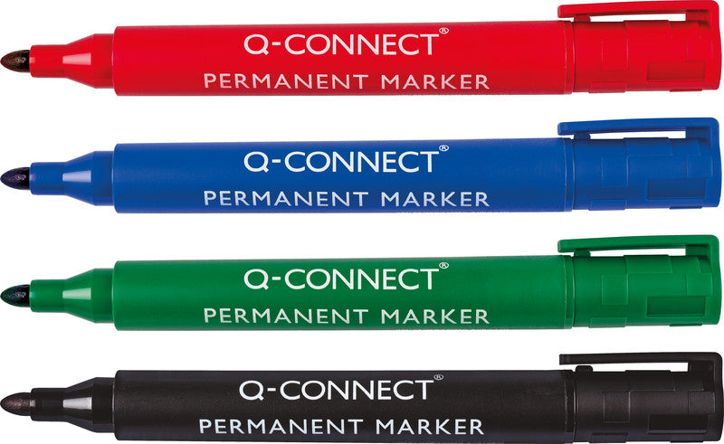 Q-connect Permanentmarker – sortiert, 10er Pack
