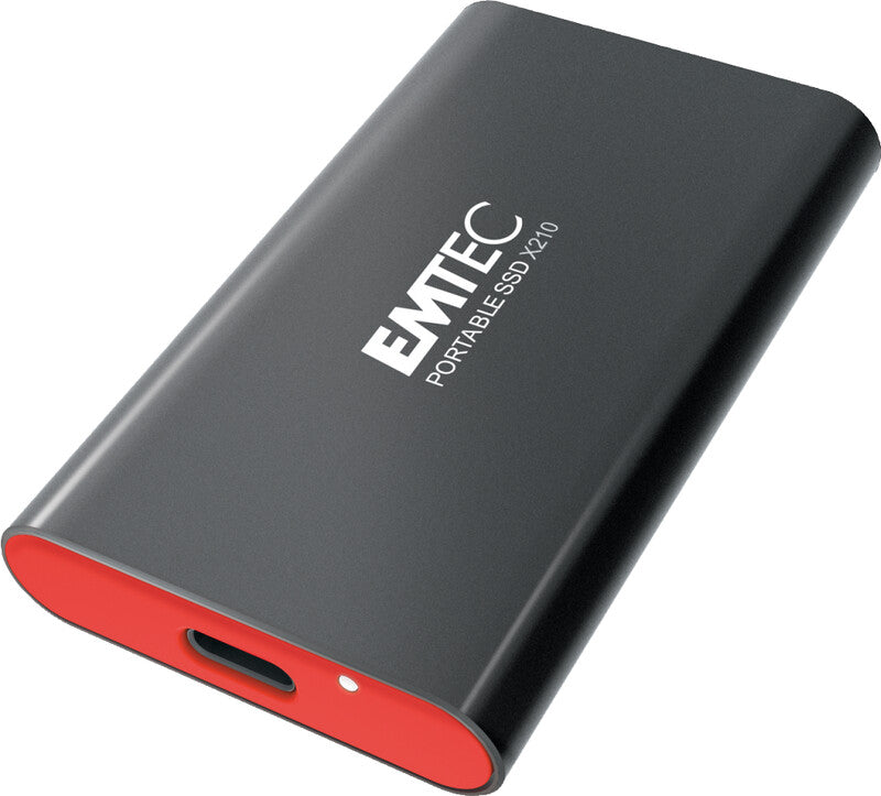 Emtec ELITE X210 Externes SSD-Laufwerk – 512 GB, USB 3.2, schock- und vibrationsfest