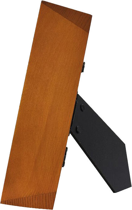 Eibert Bilderrahmen, Holz, braun, 16,5 × 17 cm, für Format 10 × 15 cm, mit Aufsteller