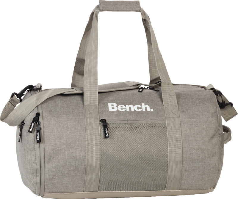 Bench Sporttasche Classic – 30 l, hellgrau, mit Schultergurt, wasserabweisend, 50 × 29 × 29 cm