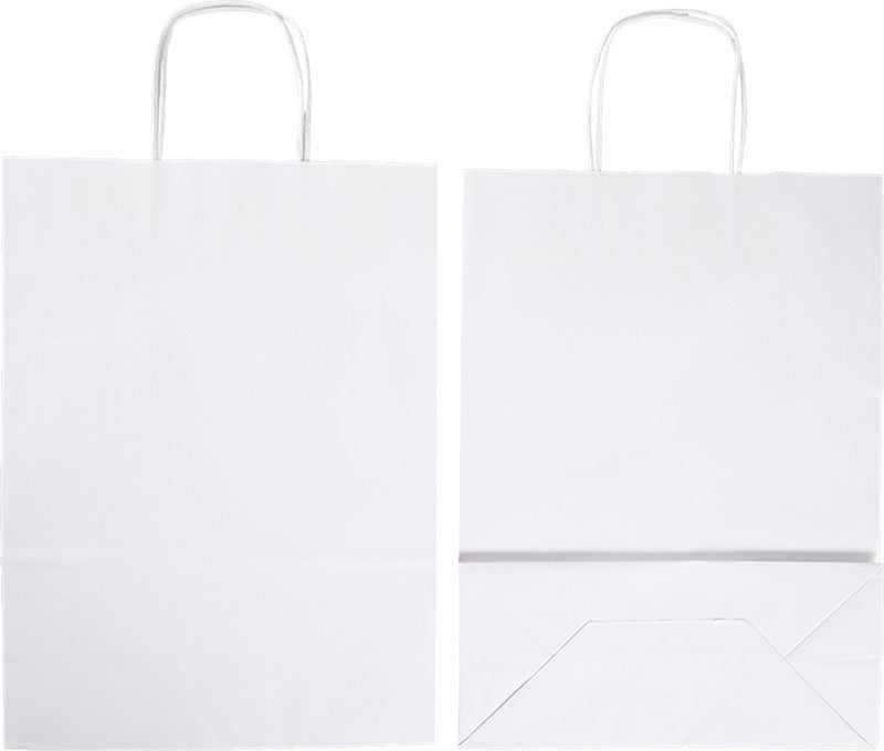 Elco Tragetasche, weiss – 270 × 120 × 370 mm – 50 Stk.