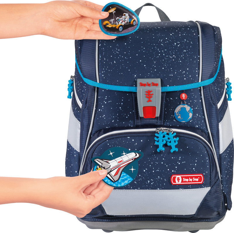 Step by Step Schulrucksack – 6-teilig – Sky Rocket Rico
