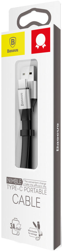 Baseus USB-Kabel, USB-C zu USB-A, 0,23 m, USB 2.0