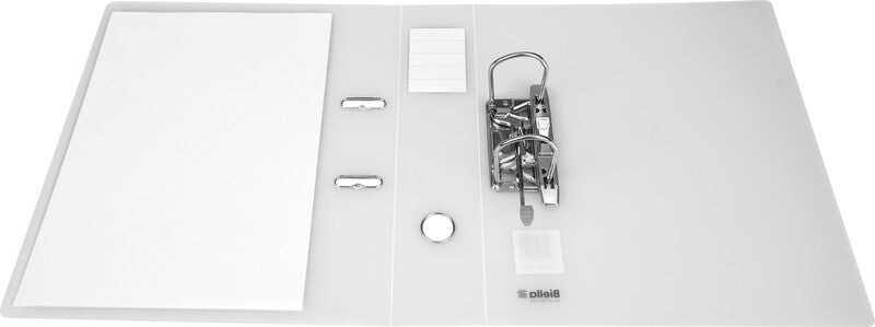 Biella Ordner Clear Creative #1 – A4 hoch – 2-Ring Hebelmechanik – transparent, mit Sichttasche