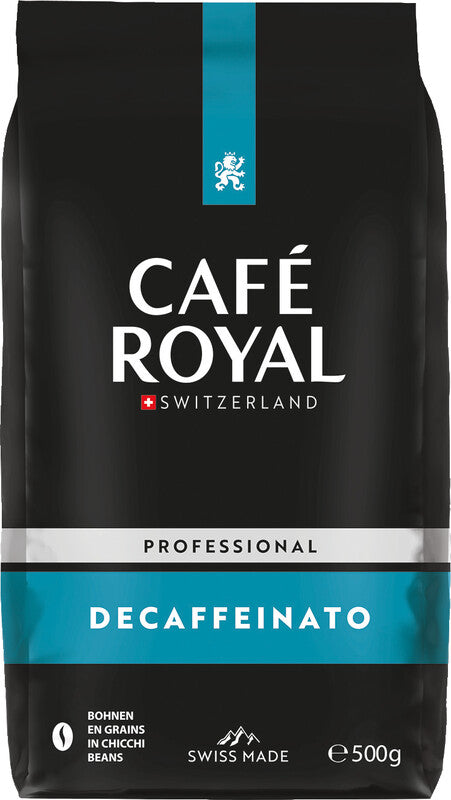 Café Royal Decaffeinato Kaffeebohnen – 500 g – Arabica – Mittlere Röstung – Intensität 2/5