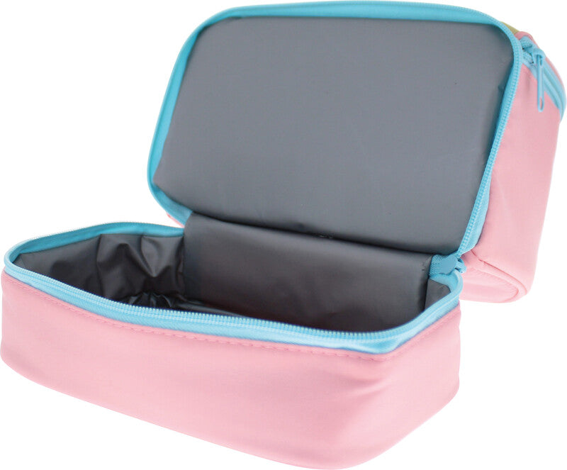 Pusheen Lunchtasche – 2 getrennte Fächer, Reissverschluss, Tragegriff – mehrfarbig