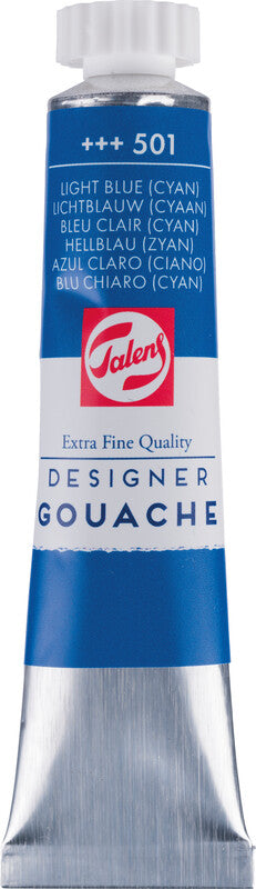 Talens Gouache – Hellblau, 3 × 20 ml