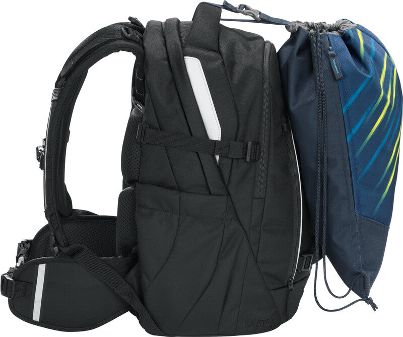 Coocazoo Sportbeutel – 4,5 l, Motiv Fast Lime, wasserabweisend, 34 × 43 cm