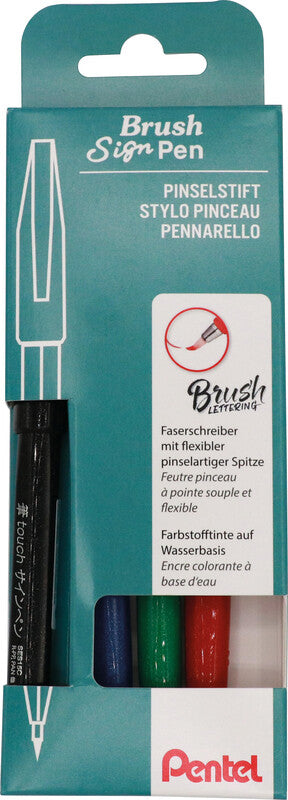 Pentel Filzstifte, 4 Farben