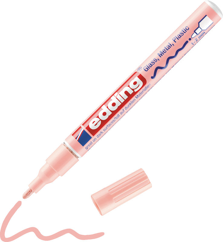 Edding Permanent Marker – blau, pink, gelb, 3er Set