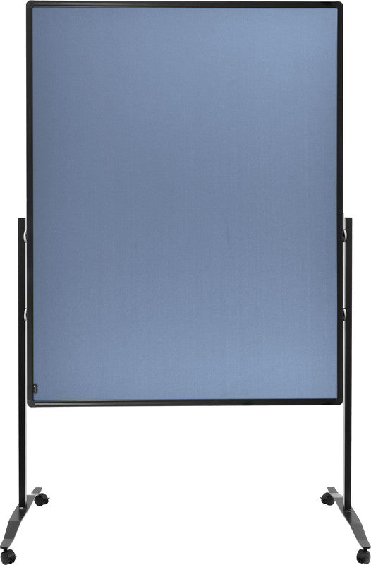 Legamaster Pinnwand – Filz, Alurahmen – 120 × 150 cm, Blaugrau