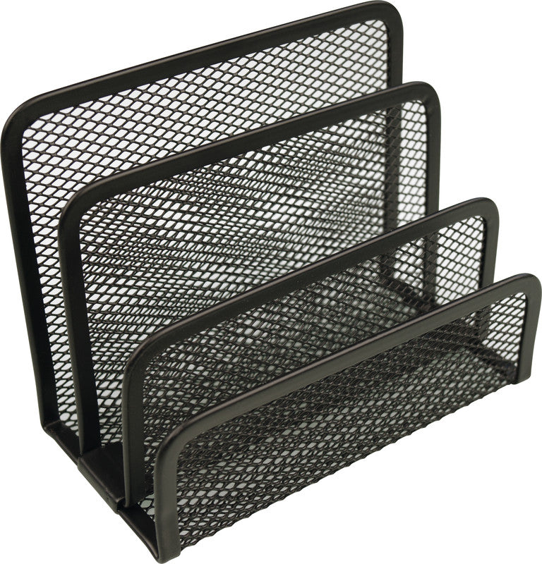 Helit Briefständer – Stahl, schwarz, 140 × 105 mm