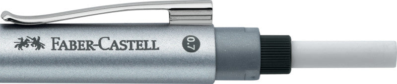 Faber-Castell Grip 2011 Druckbleistift – 0,7 mm, silber