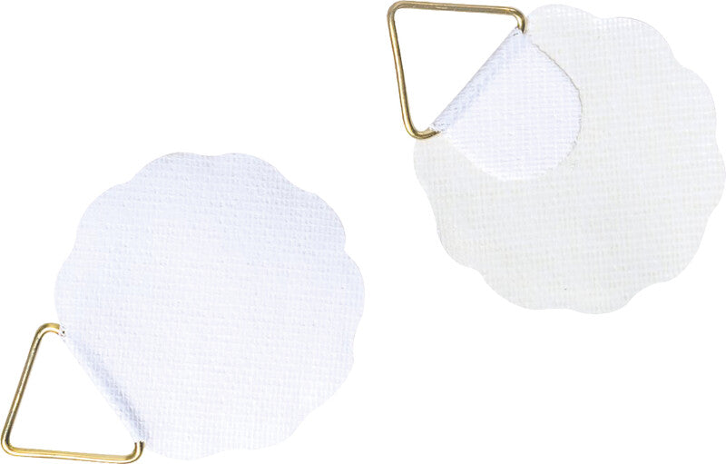 HERMA Bildaufhänger – 34,5 × 34,5 mm, weiss, Papier/Draht, 10er-Pack