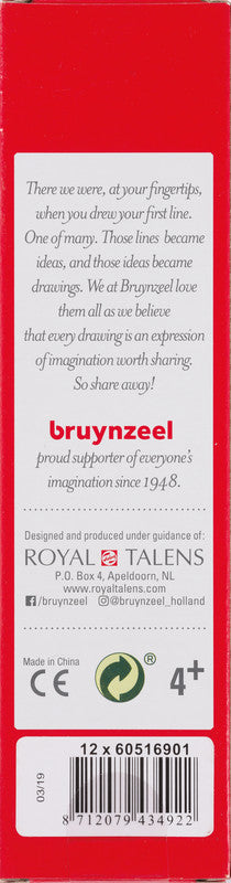 Bruynzeel Farbstift – weiss, Ø 3,3 mm